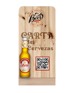 display QR cerveceras plv